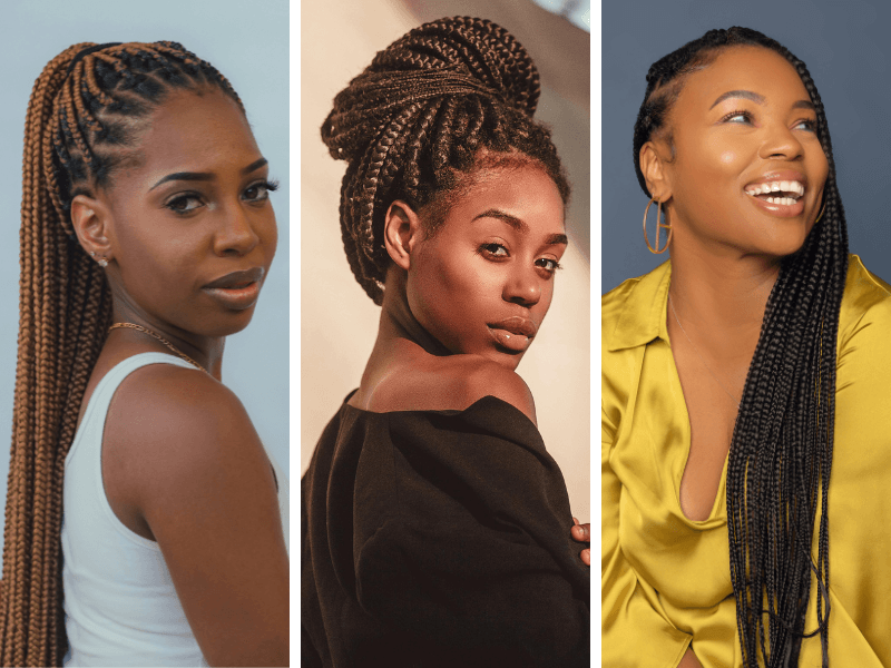 Tranças box braids: o que é, como fazer e penteados