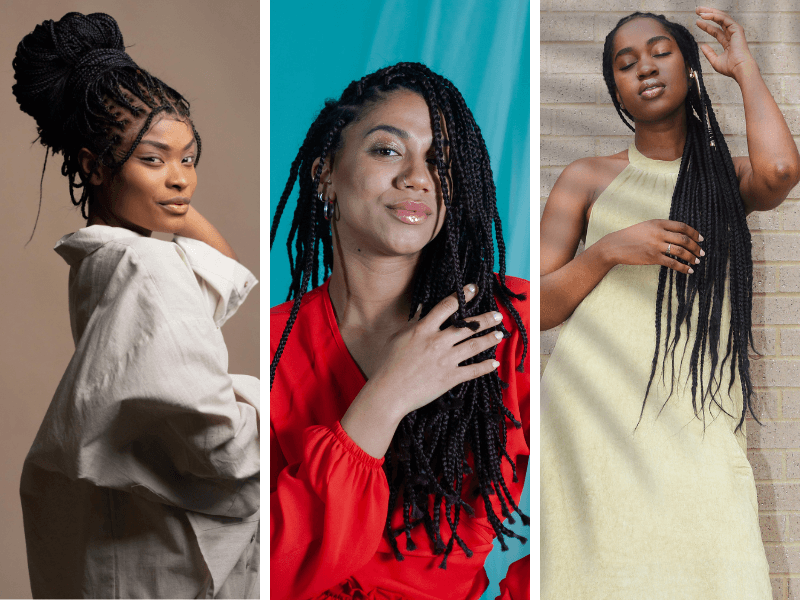 Tranças box braids: o que é, como fazer e penteados