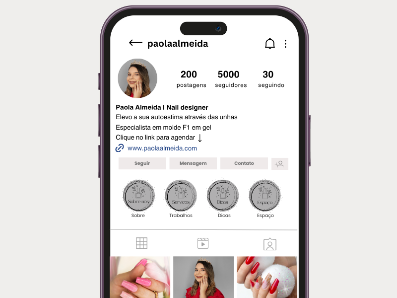 Como fazer um Instagram para nail designer