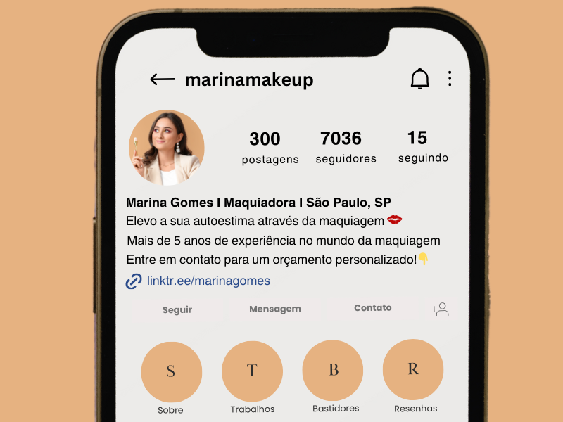 Como fazer uma biografia de maquiadora no Instagram