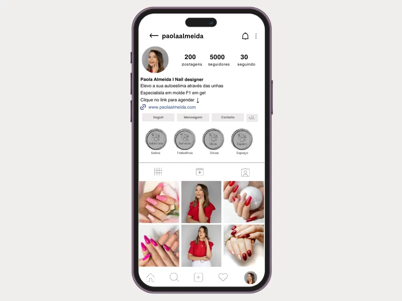 Como fazer um Instagram para nail designer